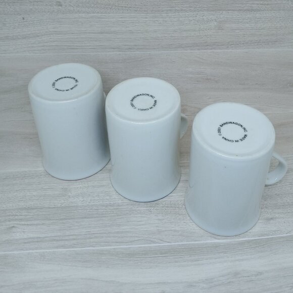 Vintage Bandwagon Inc. Ceramic Flower Coffee Cups Set of 3 - Picture 11 of 11